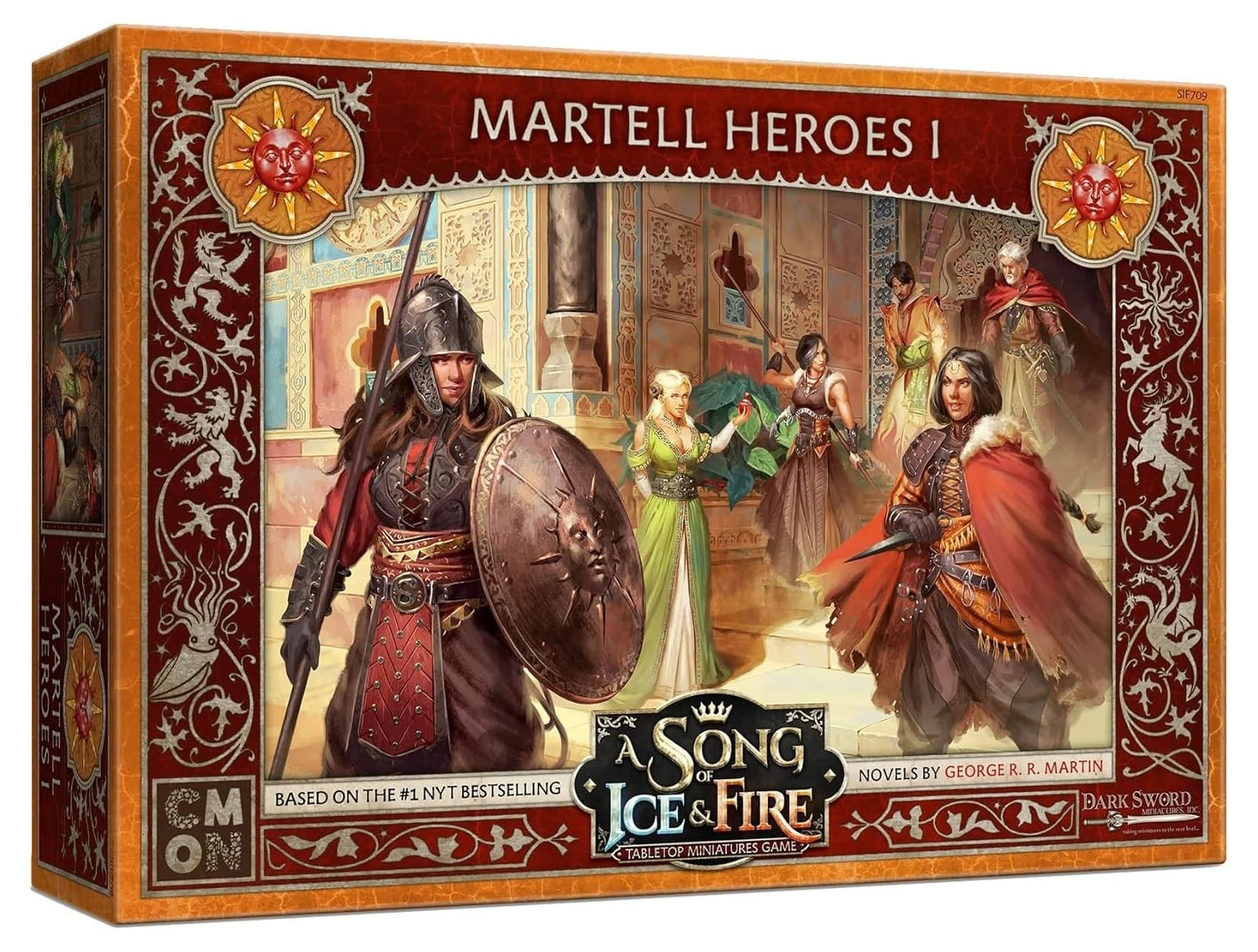 A Song of Ice and Fire Tabletop Miniatures Game: Martell Heroes I Box Set - Multilingual Edition Strategy Game