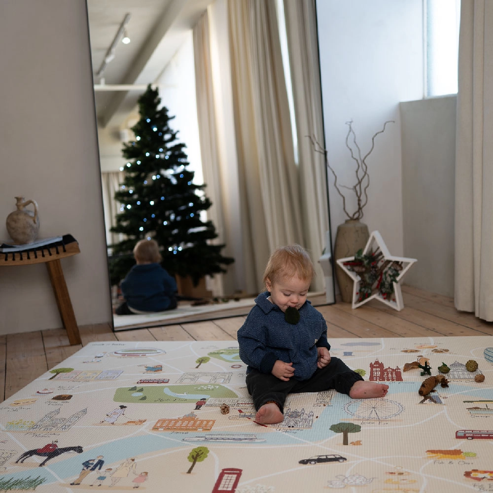 Reversible Play Mat - London City Tour 6 months