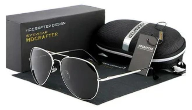 Aviator Frame Sunglasses - 61mm Black
