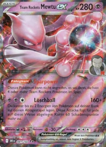 Pokemon Mewtu EX DR1 081 - Eternal Rivals - German
