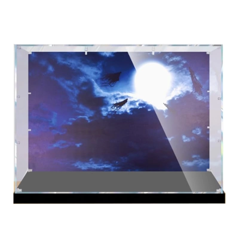 Clear Acrylic Display Case for 71043 - Black Bottom 28.74x18.89x24.80in.