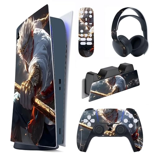 Great Wave Dual Side Full Set Skin Decal - PS5 Digital Edition
