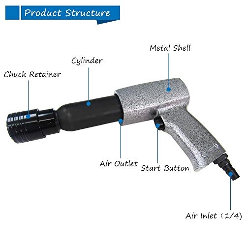 Concrete Breaker - Pneumatic 2200RPM 250G Kit