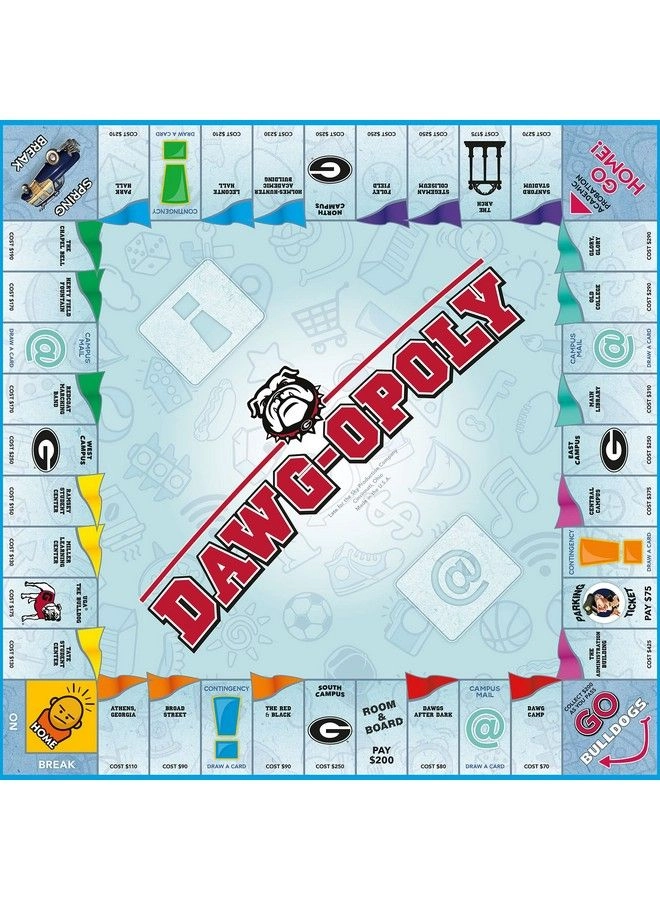 Dawgopoly - University Of Georgia Red Black