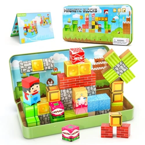 Magnetic Tiles Construction Set - 42 pcs