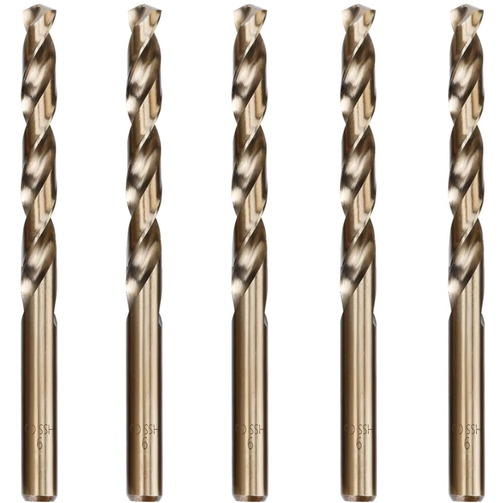 HYMNORQ M35 Cobalt Steel Drill Bits - M35 Cobalt Steel 5-Piece 9mm