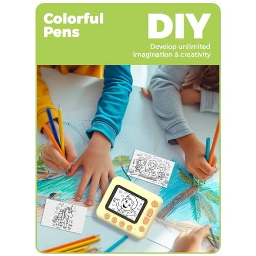 Instant Print Camera - 1080P 2.4 inch 10X