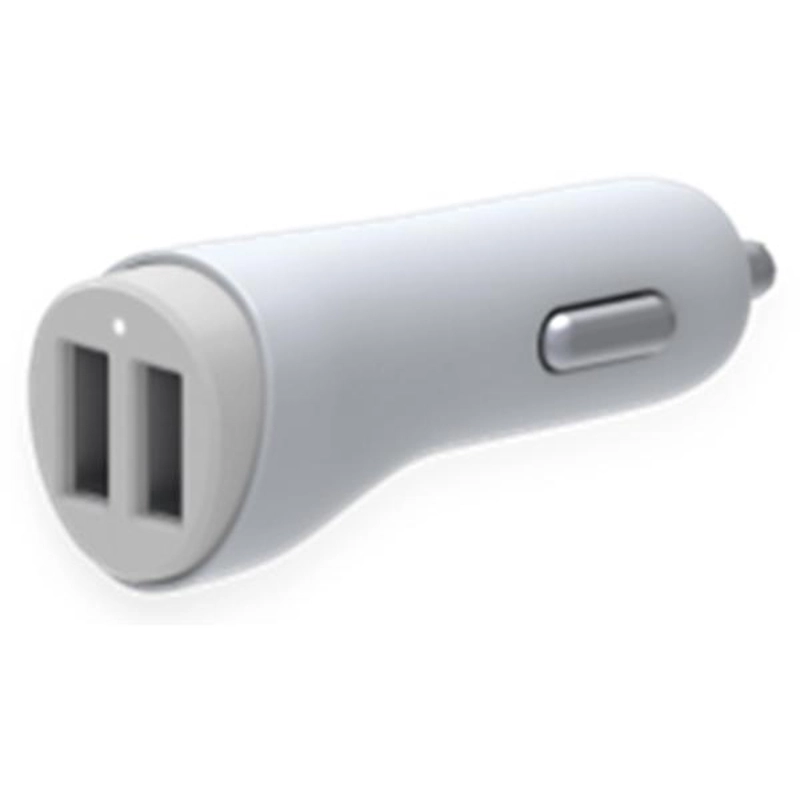 USB Car Charger - Dual USB 2.4A + Micro USB Cable