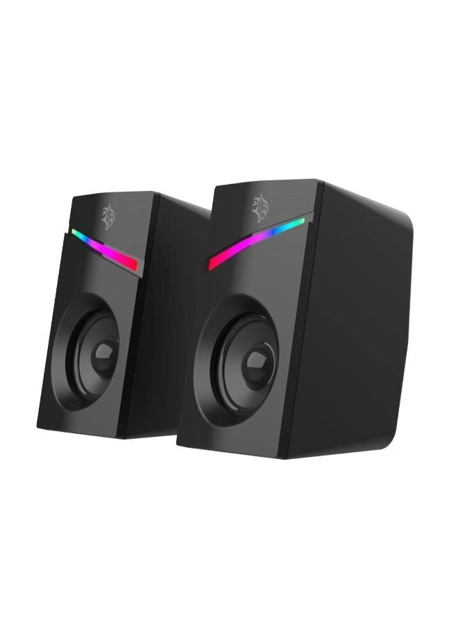 Porodo Gaming Stereo Speakers - 6W