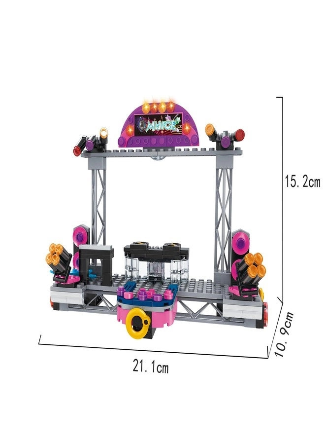 Girls Building Blocks Play Set - 297 pcs Water Party Theme