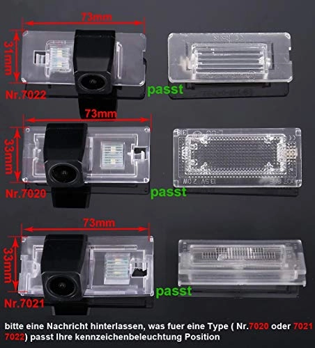Rear View Camera - Night Vision 1280 x 720 pixels