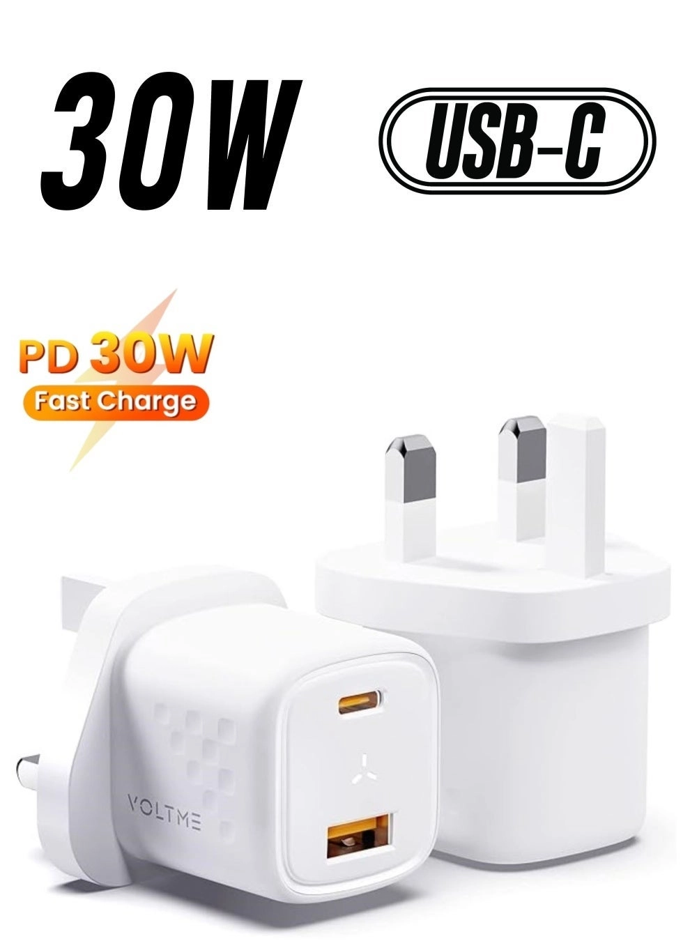 10000mAh Power Bank + 30W Fast Wall Charger