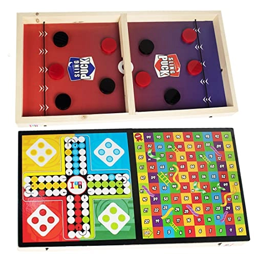 Wembley String Hockey + Fastest Finger + Sling Puck + Snake Ladder + Ludo