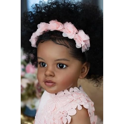 Pippa Reborn Baby Doll - 26 Inch African American Ages 3+