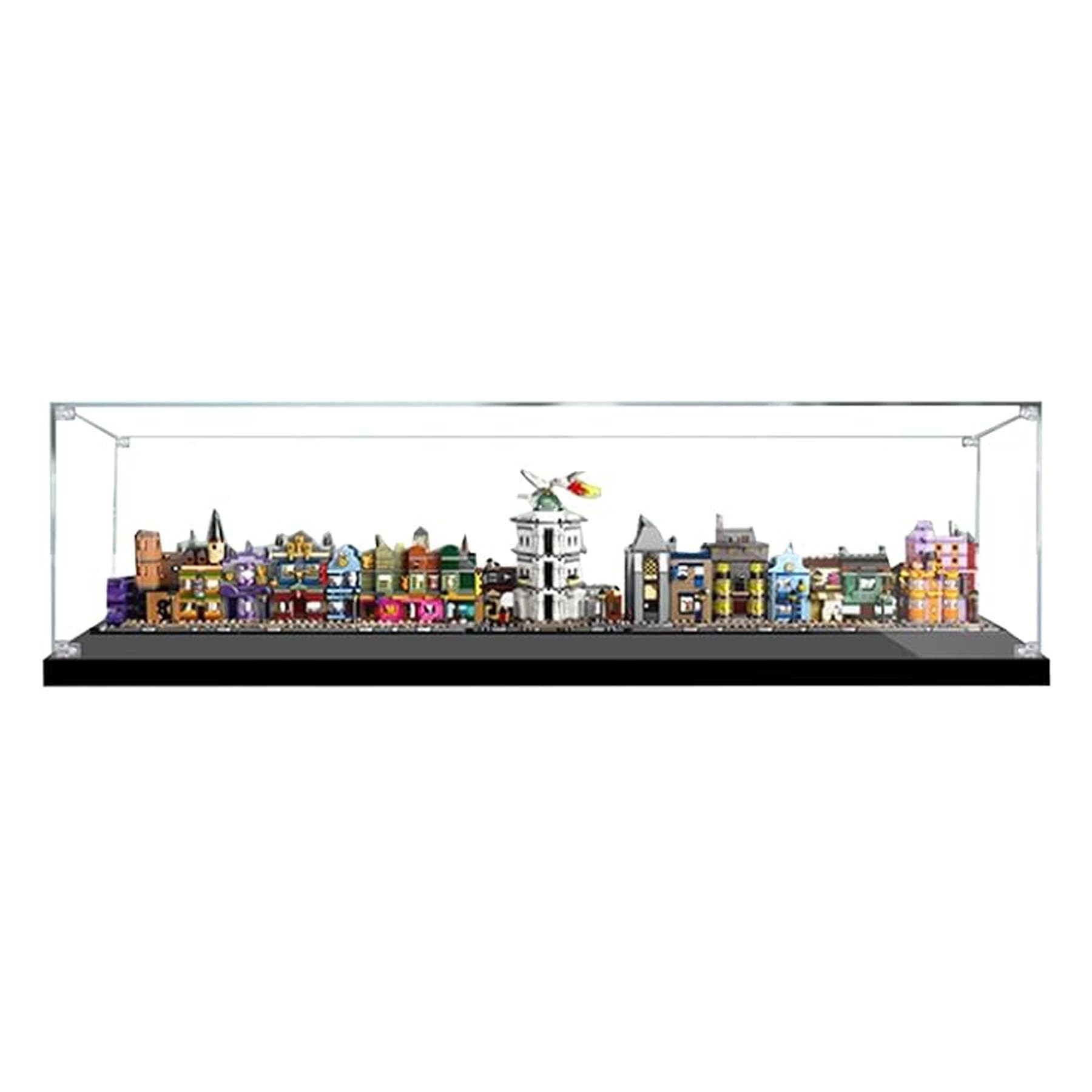YUANZITIAN Acrylic Display Case - for Lego 76444 Mini Diagon Alley Model