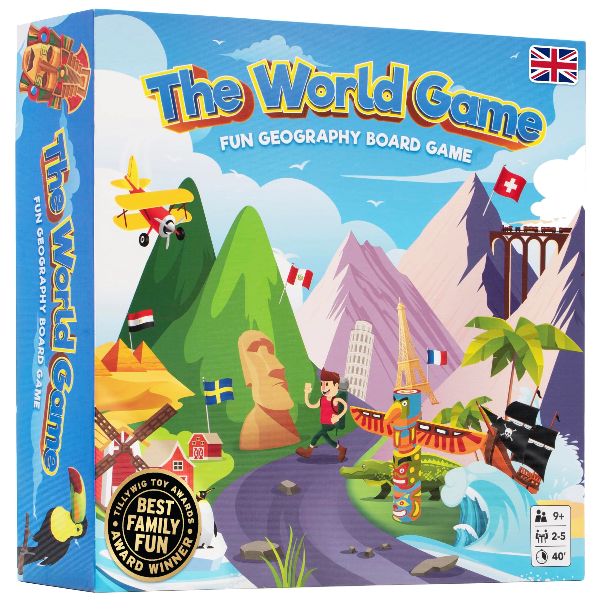 The World Game Fun Geography Board Game