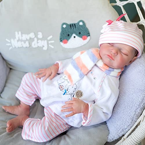 Laura Reborn Baby Doll - 50 cm soft cloth body