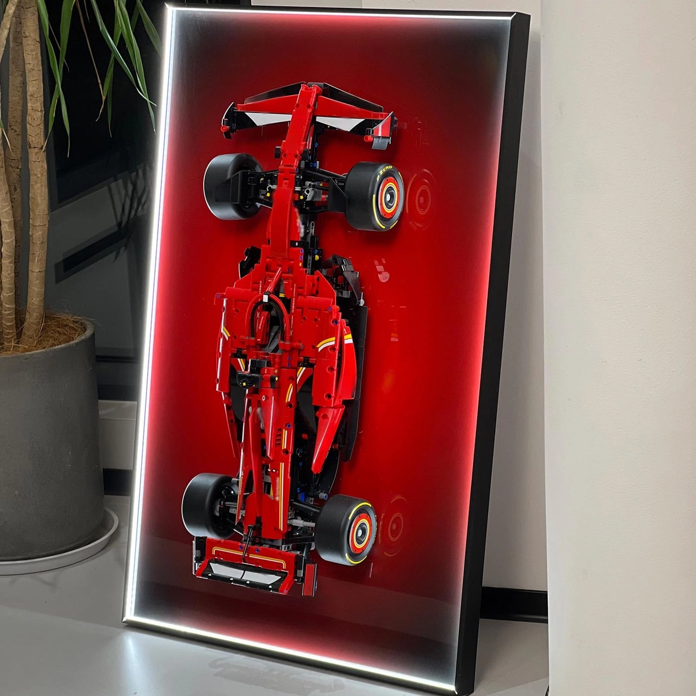 Display Wallboard - Builtin LED Lighting Wall Mount