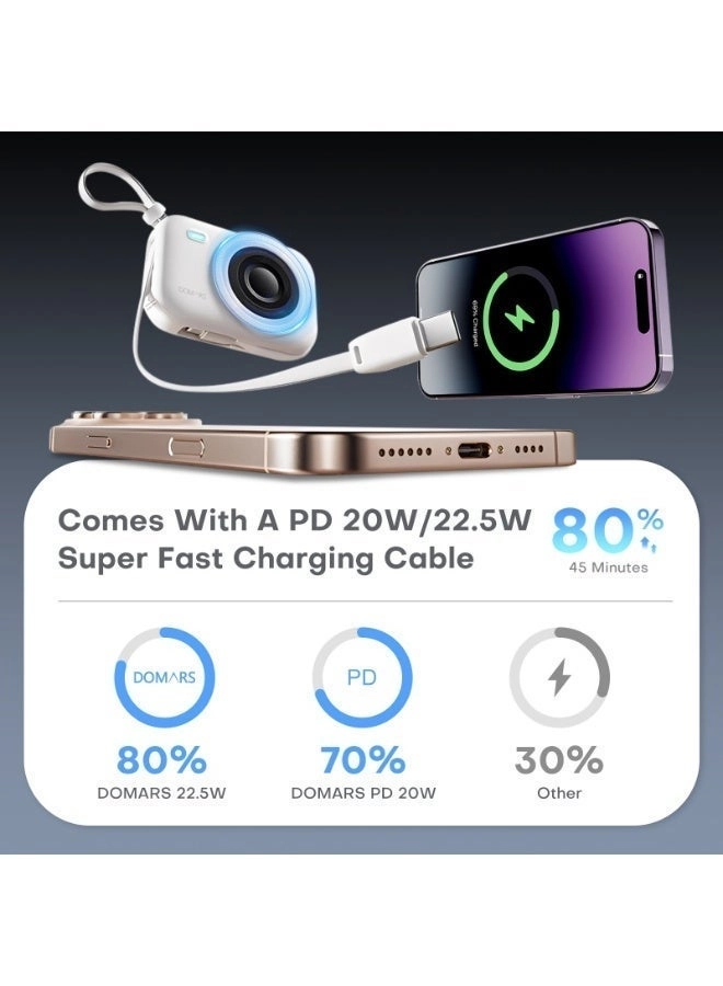 2-in-1 Magnetic Battery Pack - 10000mAh 22.5W