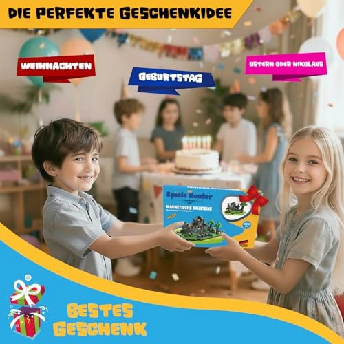 Magnetic Building Blocks - Police 150 pcs