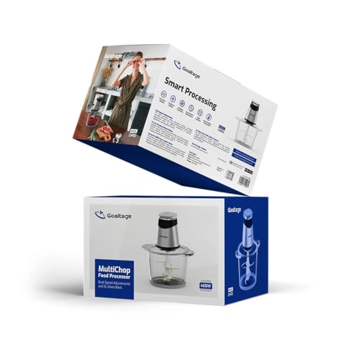 CHP01 MultiChop - Dual Speed High Capacity Titanium Blades