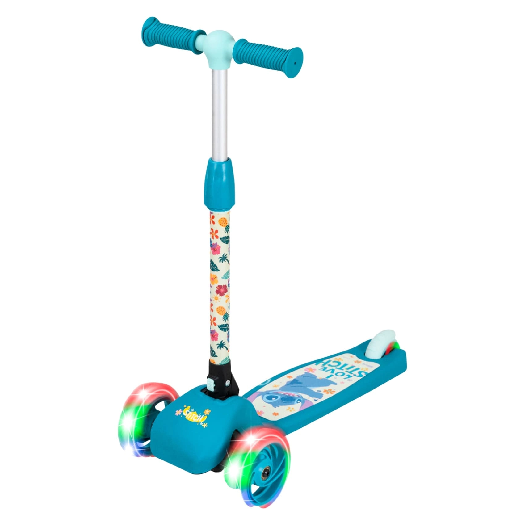 COLORLAND LETS PLAY Stitch Printed Folding Kick Scooter – Foldable