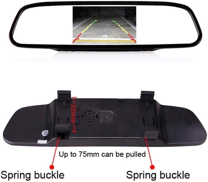 Reversing Camera + LCD Colour Display Monitor - Night vision AHD video signal or CVBS signal 1280 x 720 pixels