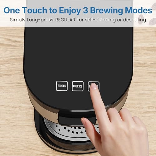 3-in-1 Single Serve - K Pod Removable Reservoir Self-Cleaning ZEC005BK