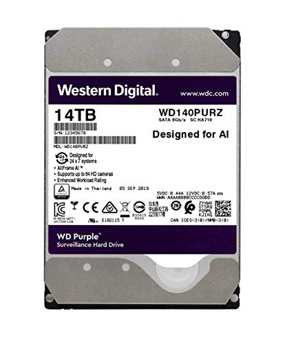 3.5" 7200rpm 512MB Serial ATA-600 (WD140PURZ) - 14TB