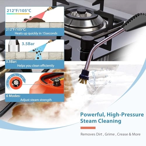 High Pressure Steam Cleaner - 3 Bar 1000mL