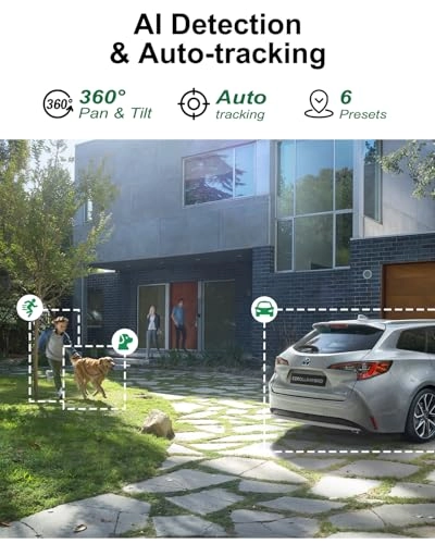 Dual Lens 4MP PTZ Wireless Security Camera