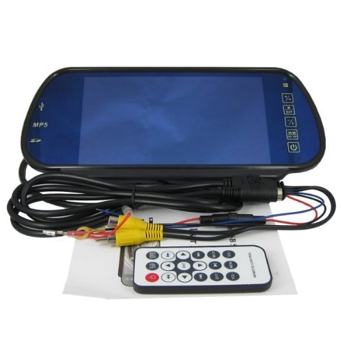 LCD MP5 Car Rear View Mirror Monitor - 7 Inches