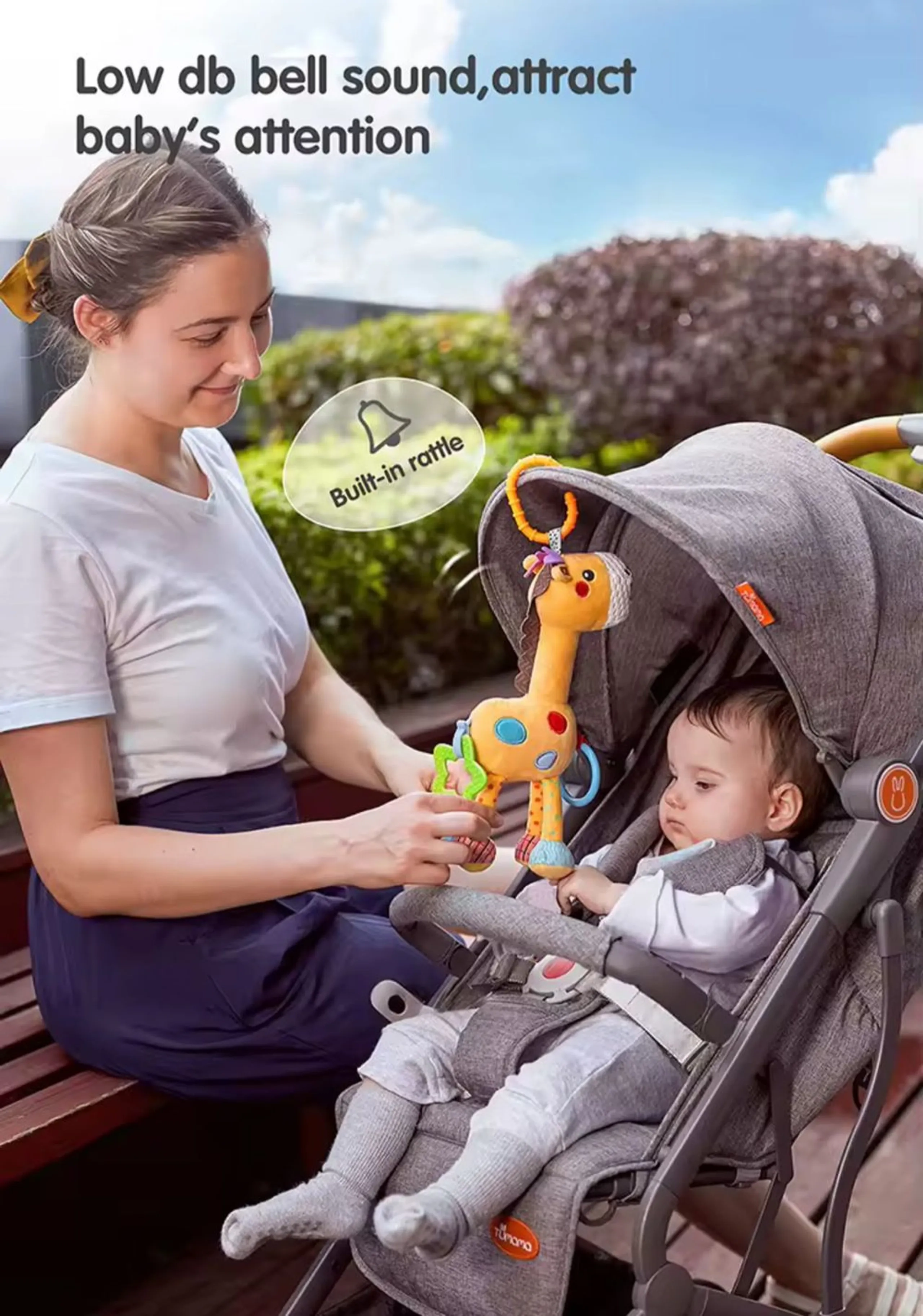 Baby Giraffe Sensory Activity Toy - Suitable for 0 month and above