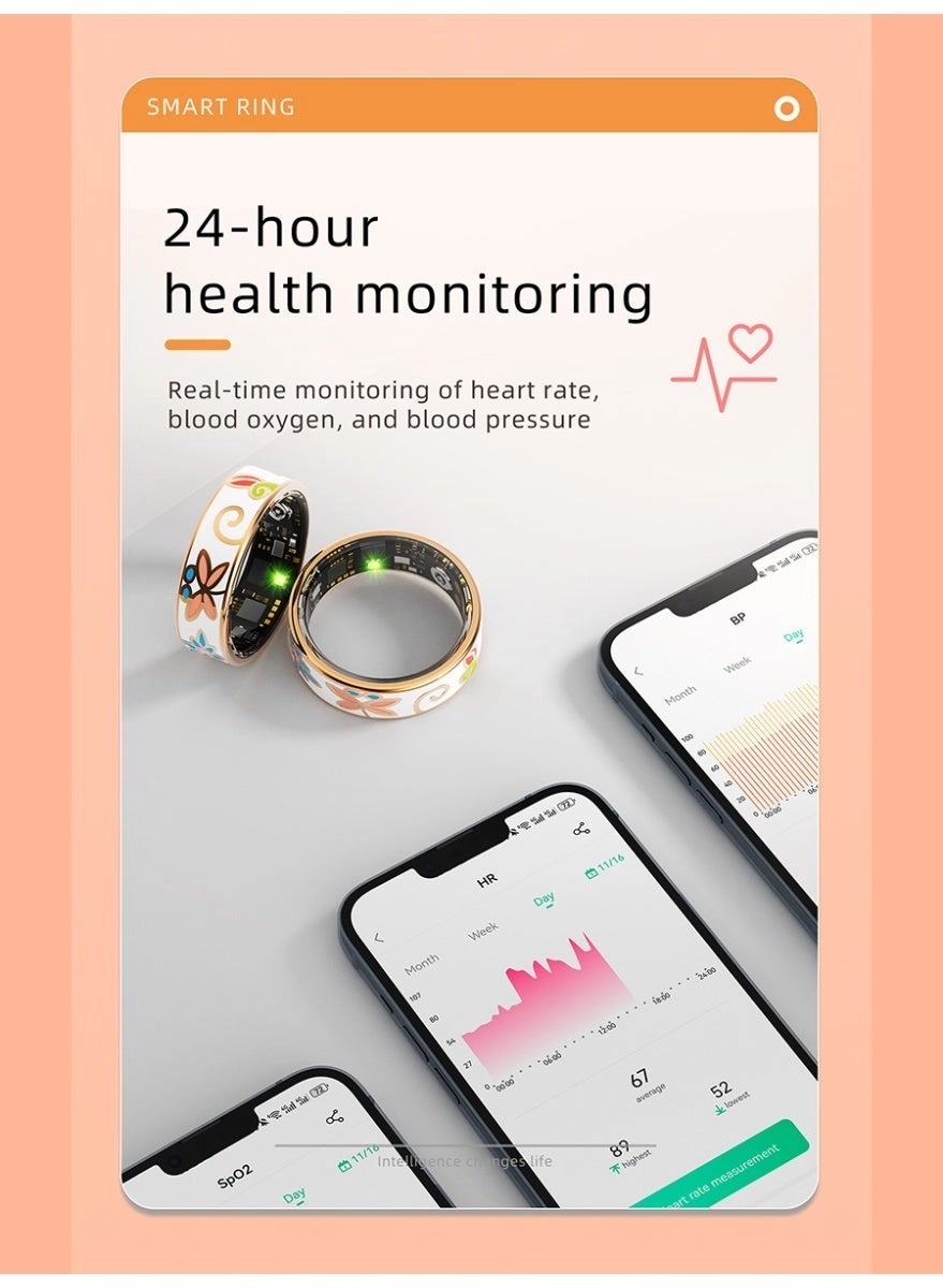 SMART RING - NFC IP68 Health Monitoring
