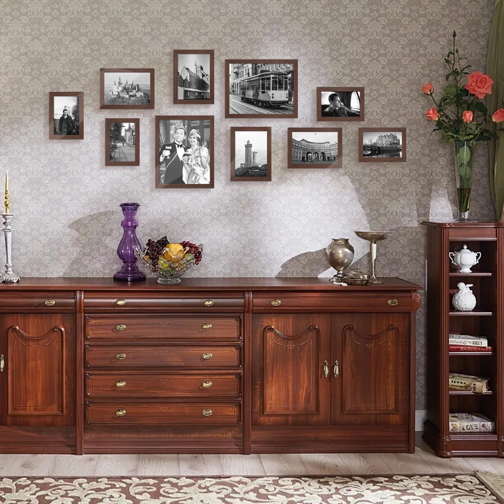 10 Pack Picture Frames - 8x10, 5x7, 4x6