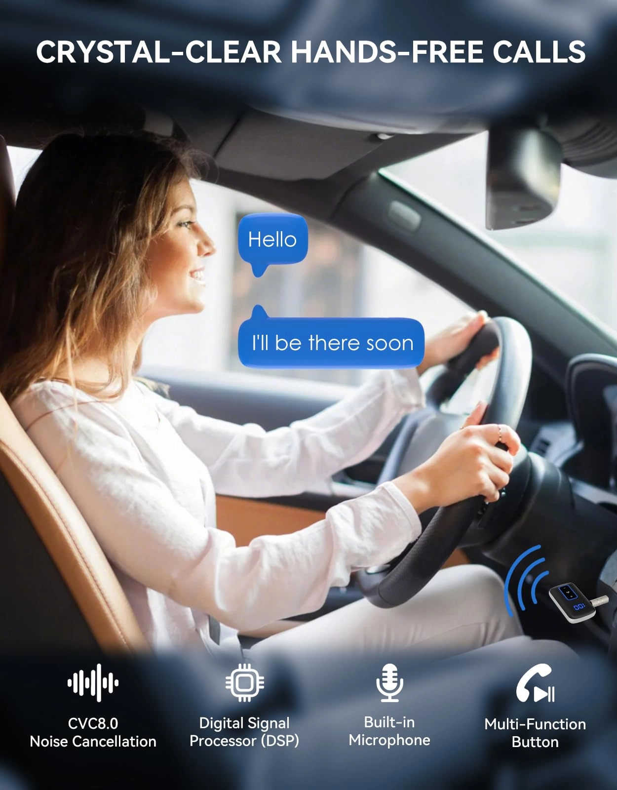 Bluetooth Receiver - Bluetooth 5.3 3.5mm AUX
