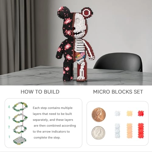 Animal Dissection Skeleton Bear - 7220 pcs