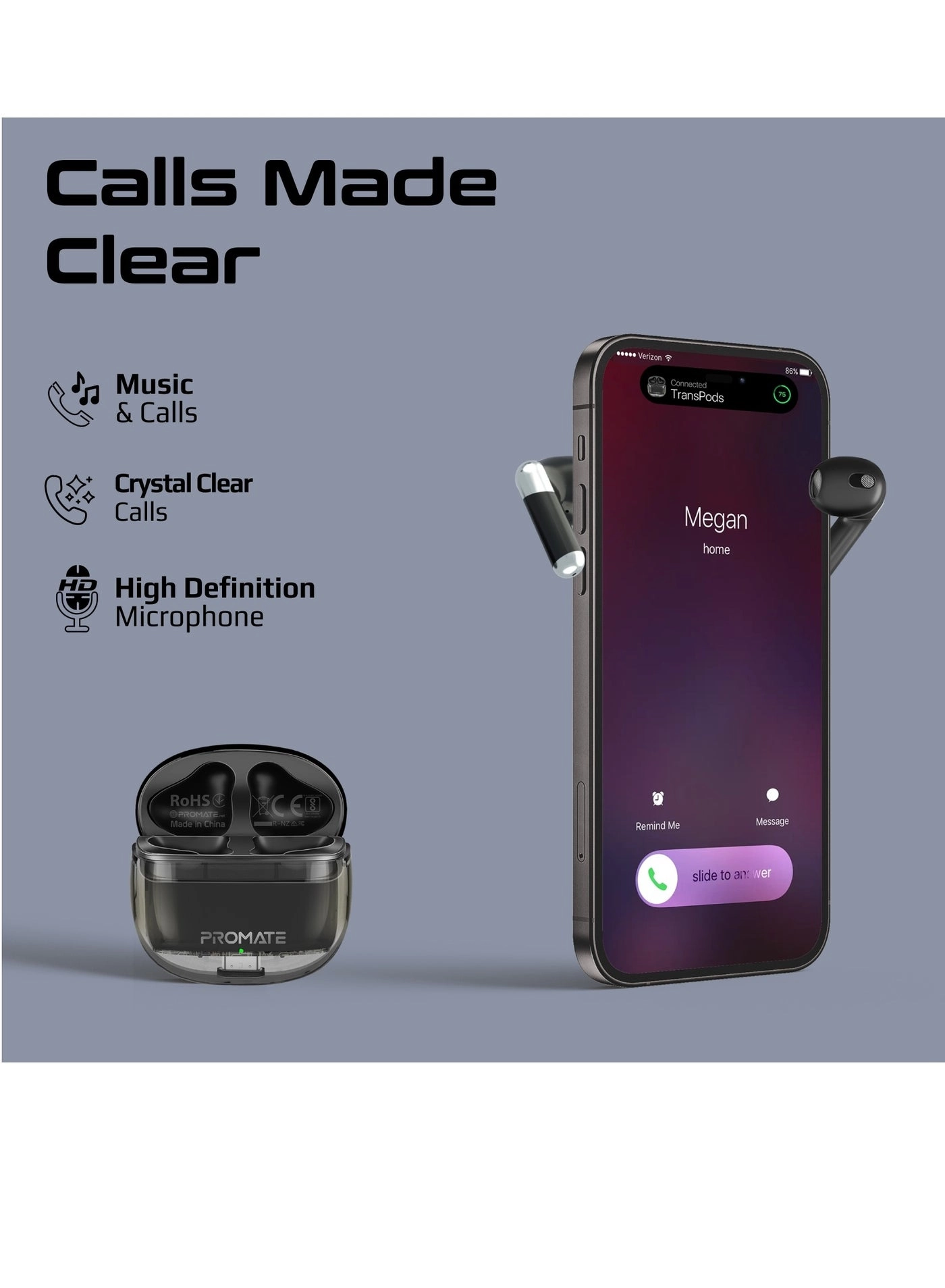 TransPods Wireless Earbud