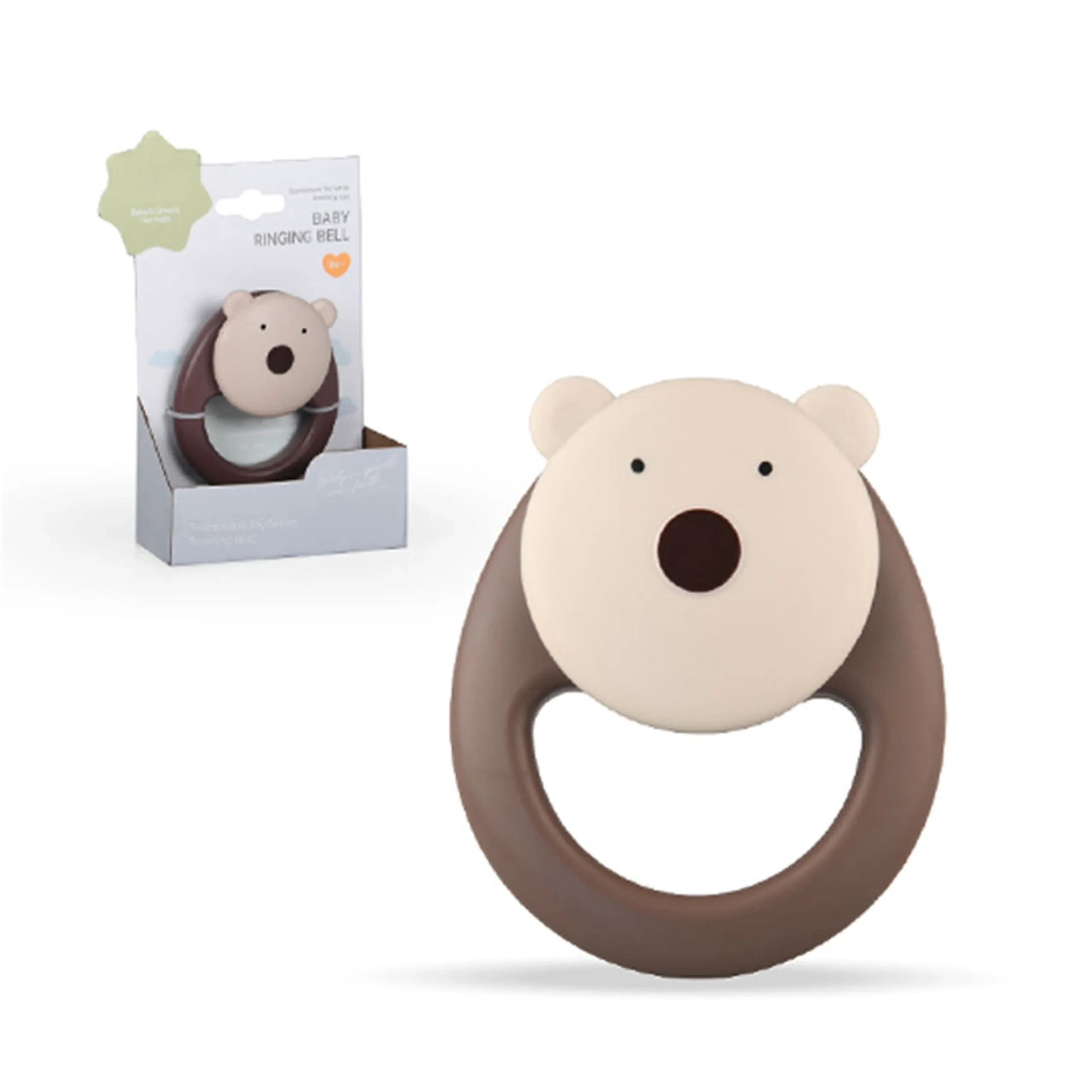 Baby Rattle Bear - 0 months Bear-Shaped