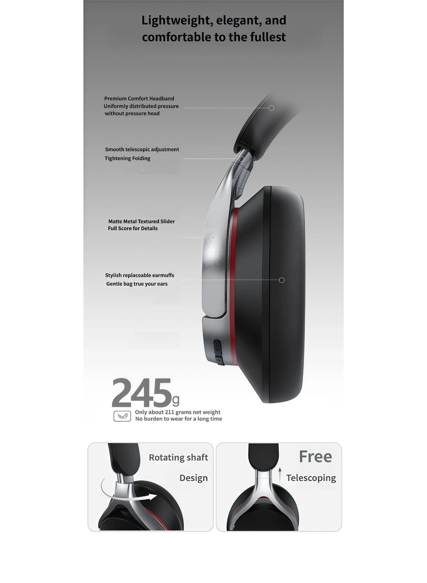 MS-B12 Wireless Headset