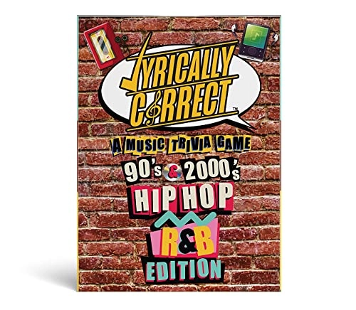 90's and 2000's Hip Hop and R & B Music Trivia Card Game - English Adult 150 pieces