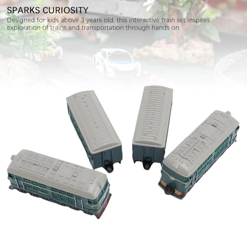 Retro Alloy Model Train Set - 1:60 4pcs
