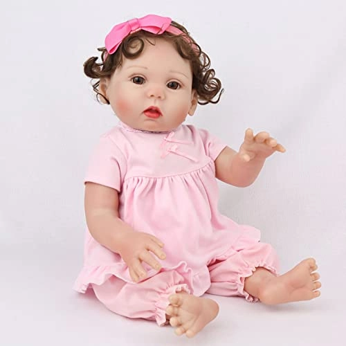 Reborn Baby Doll - 18 Inch 45cm Soft Vinyl Girl
