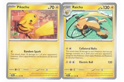 Pokemon Raichu 052/162 - 1pcs