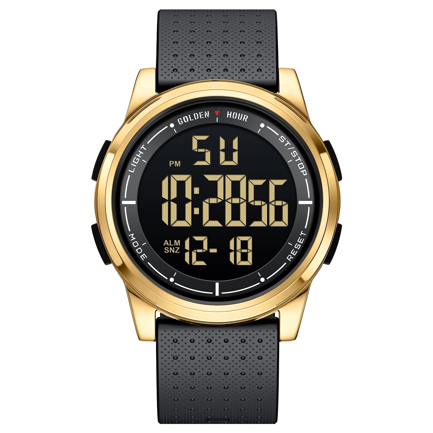 Ultra-Sottile Minimalista Sport Impermeabile Orologi Digitali 43mm Alloy Steel