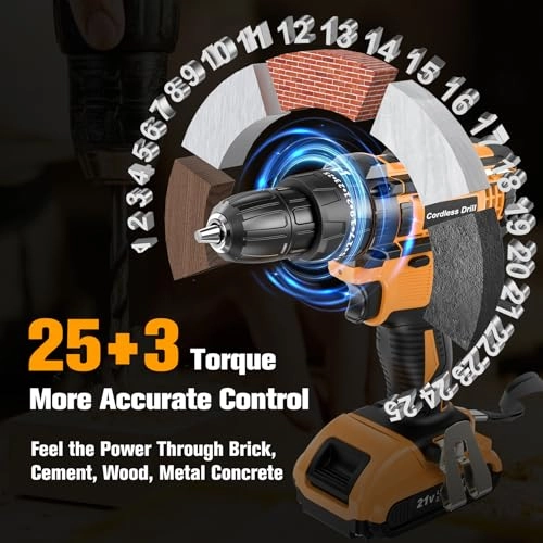 Hammer Drill - 2 x 2.0Ah
