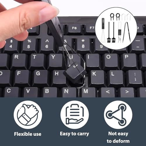 Keycap Remover - 9 Piece Keyboard Cleaning Set