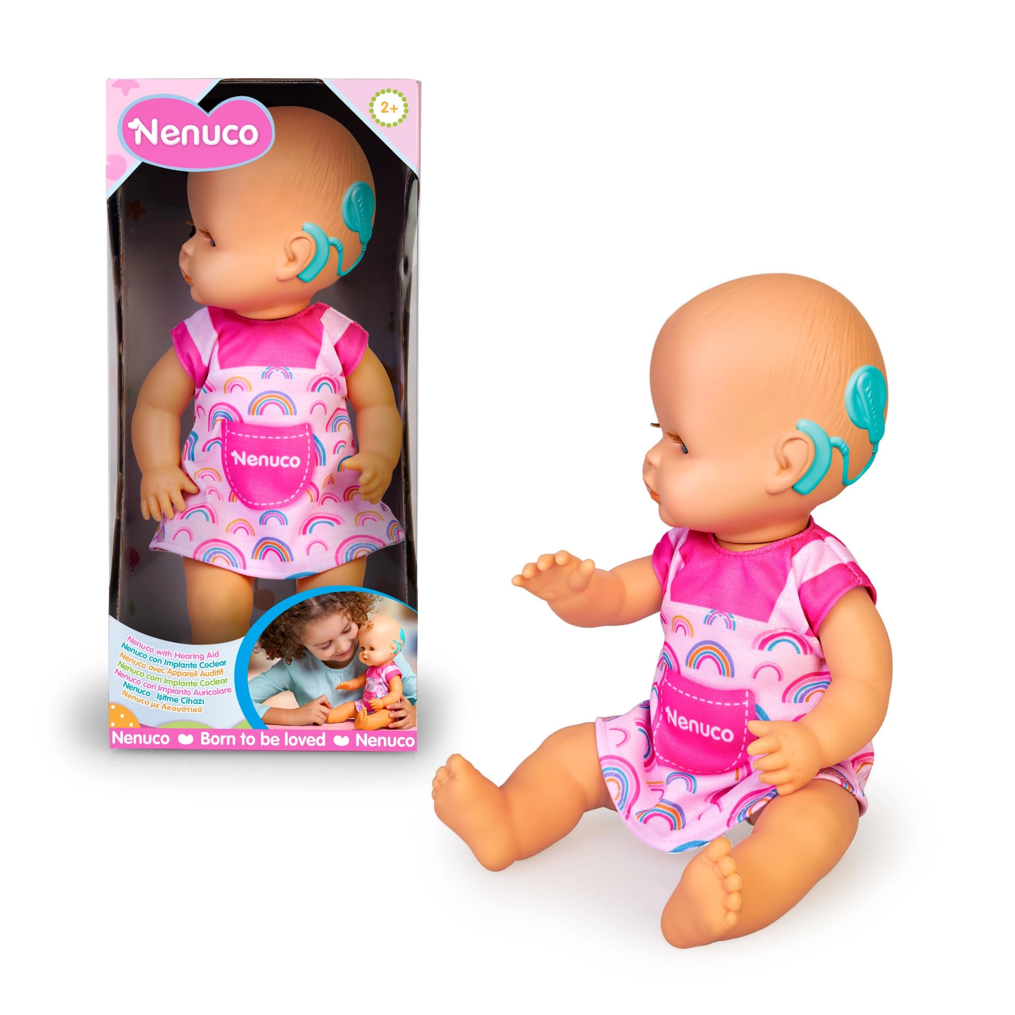 Famosa Coclear Implant - 35 cm Blonde Ages 18 months+