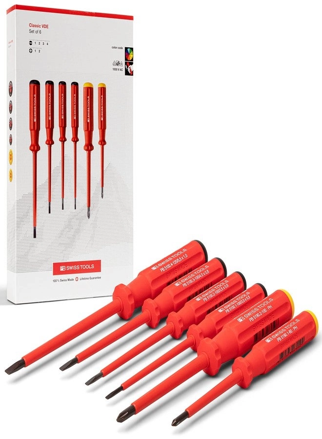 5216.SU Insulated Slotted and Phillips Screwdriver Set (6 Pcs)