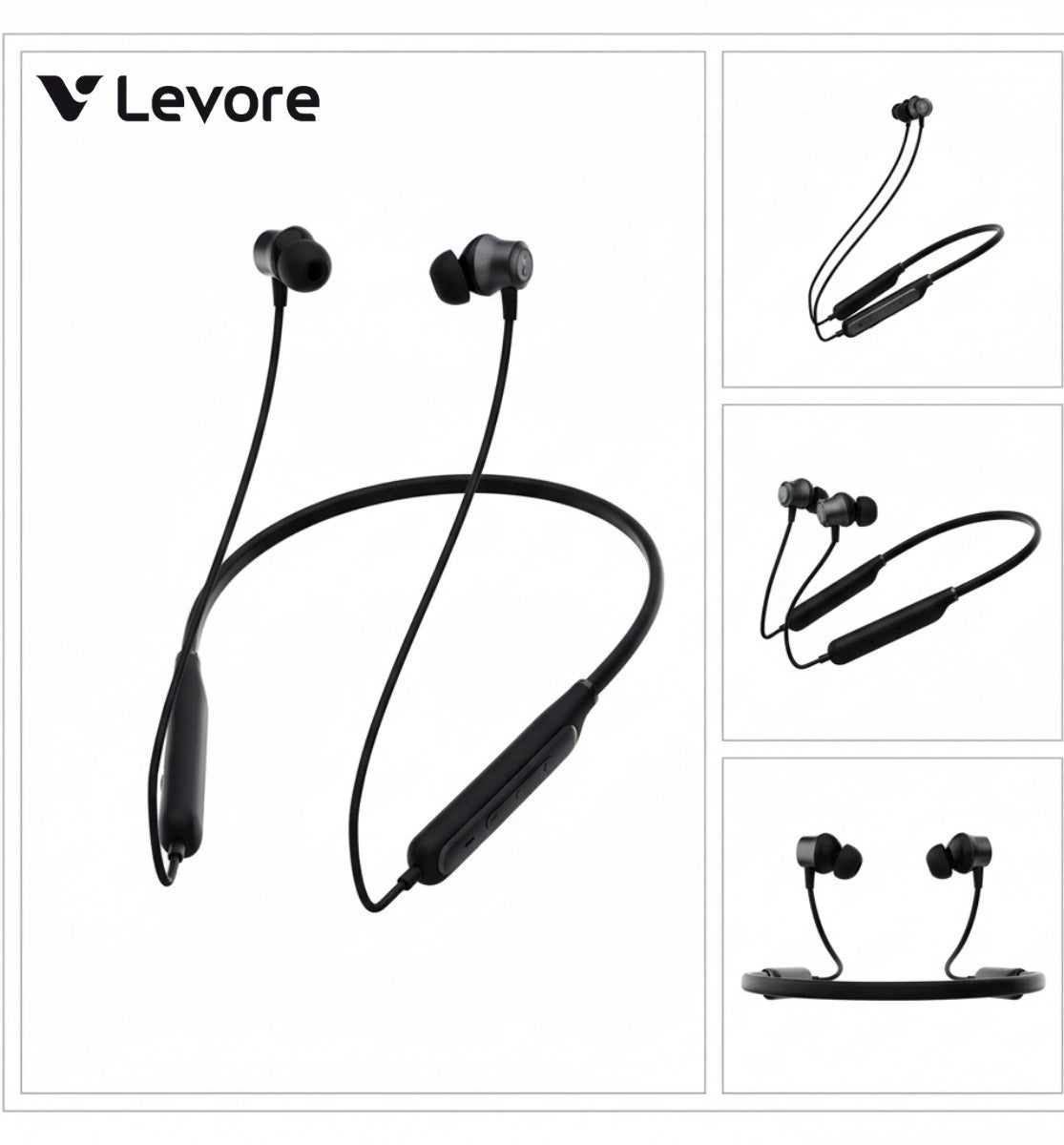 LEVORE LEB47-BK Wireless Headset
